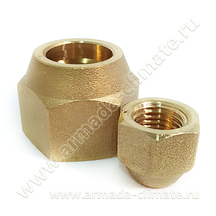 Короткая резьбовая гайка 1/2" NS4/12