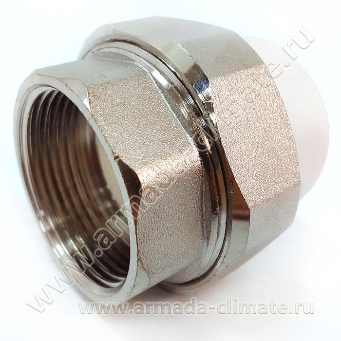 Муфта комбинир. разъемная раструбная ПП D32-3/4"ВР 