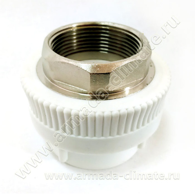 Муфта комбинир. ПП под ключ D50-1 1/2"ВР 