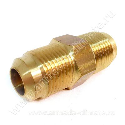 Штуцер латунь 5/8"SAE x 5/8"SAE 