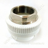 Муфта комбинир. ПП под ключ D50-1 1/2"ВР 