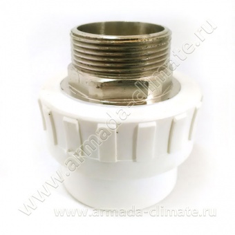 Муфта комбинир. ПП под ключ D40-1 1/4"НР 