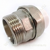 Муфта комбинир. разъемная раструбная ПП D32-1 1/4"НР 